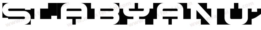 Slabyanuz titling in字体转换